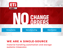 Tablet Screenshot of etintegrators.com